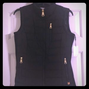 Calvin Klein Black Quilted Vest Women’s XS